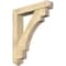 Ekena Millwork Merced Arts and Crafts Rough Sawn Bracket w/ Offset Brace, Douglas Fir, 6"W x 30"D x 36"H BKT0604X30X36MRC03RDF - alternate 1